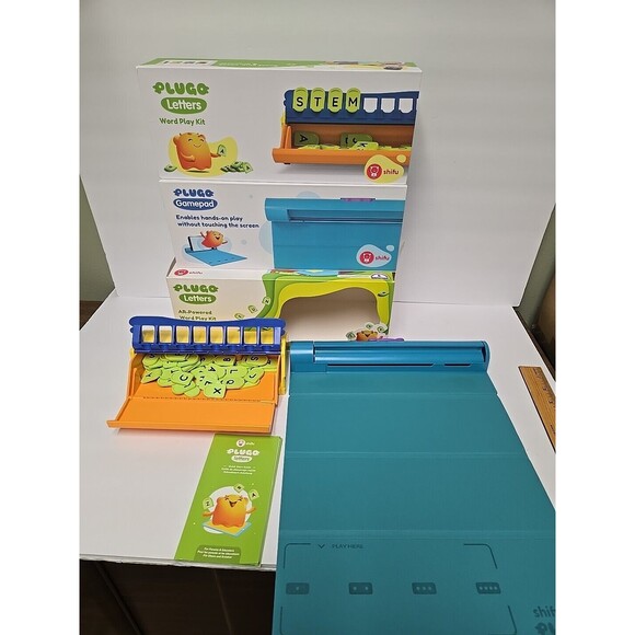 COMPLETE Educational Word Game - Plugo Letters With Gamepad & Word Play Kit - Picture 1 of 7